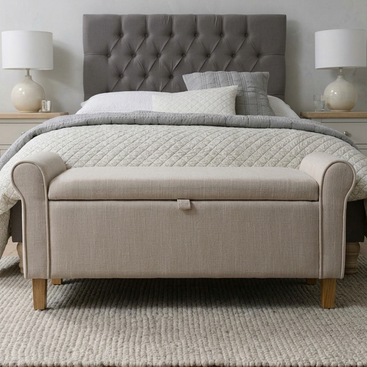 LuxeLift Storage Bedroom Bench