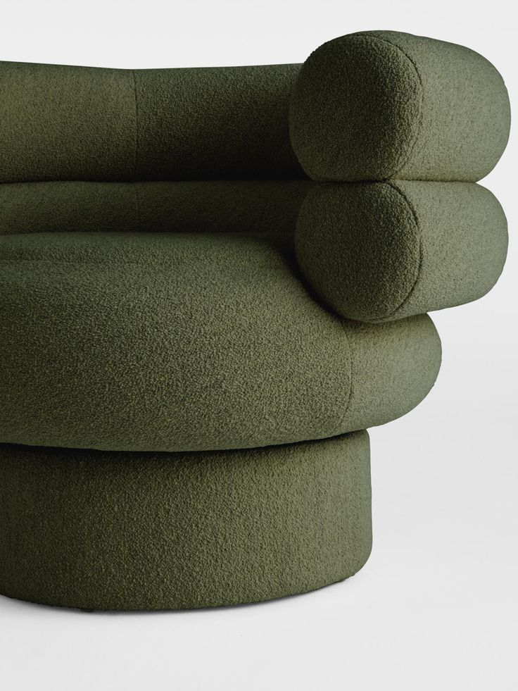 Orbit Luxe Tubular Bouclé Armchair