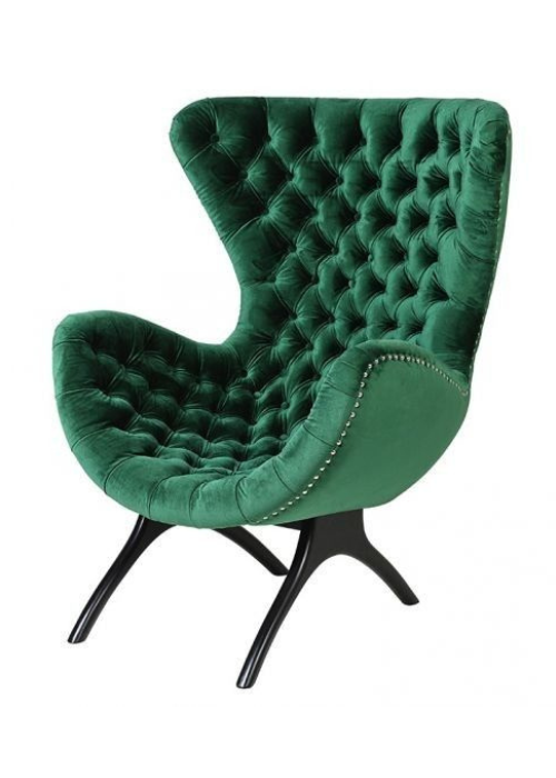 Emerald Tufted Luxury Single Sofa Chair