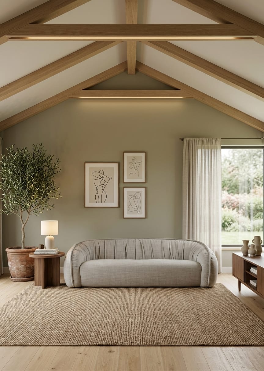 Aurelle Curve Three Seater Sofa Set