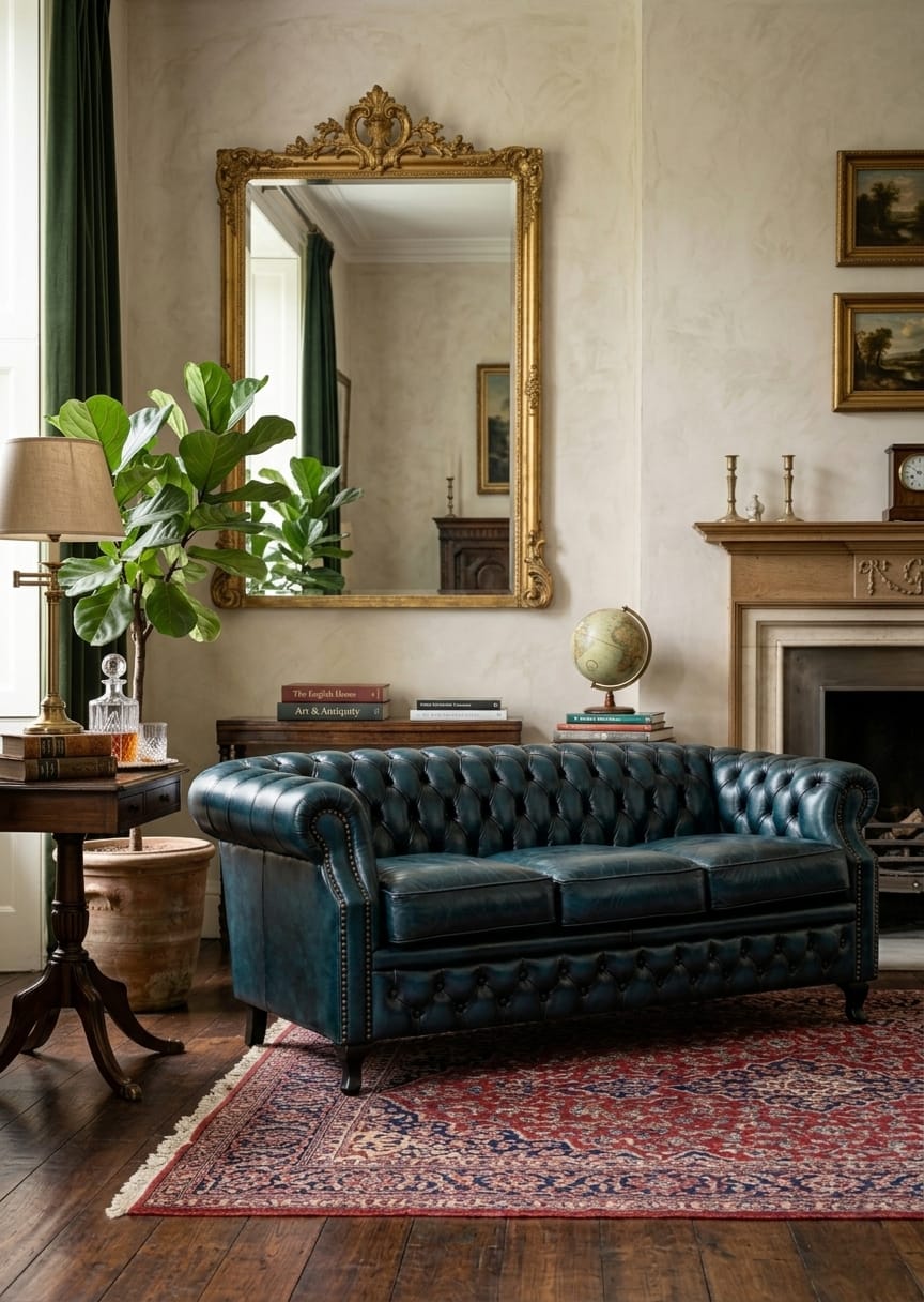 Emerald Chesterfield Luxury 3 Seater Sofa Set