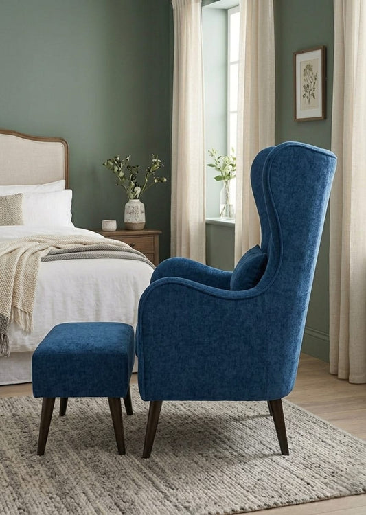 Royal Wingback Luxury Single Sofa Chair