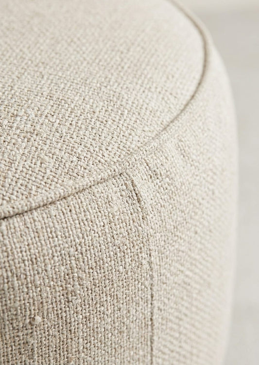Nova Round Pouf Ottoman Stool