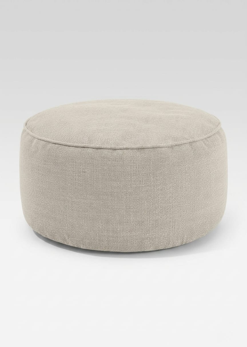 Nova Round Pouf Ottoman Stool