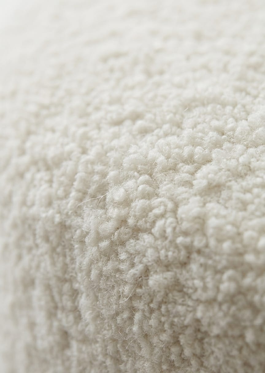 Cloud Bouclé Ottoman Stool