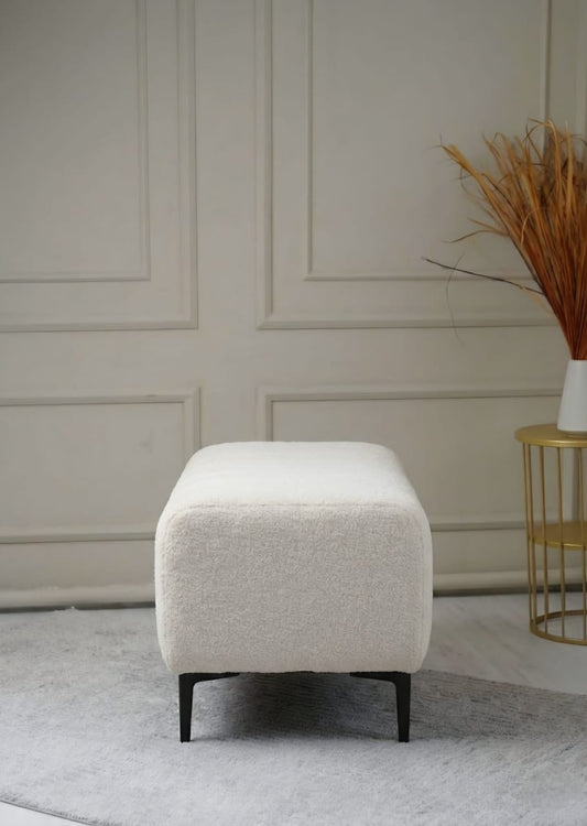 Aria Upholstered Ottoman Chair Lounge Stool