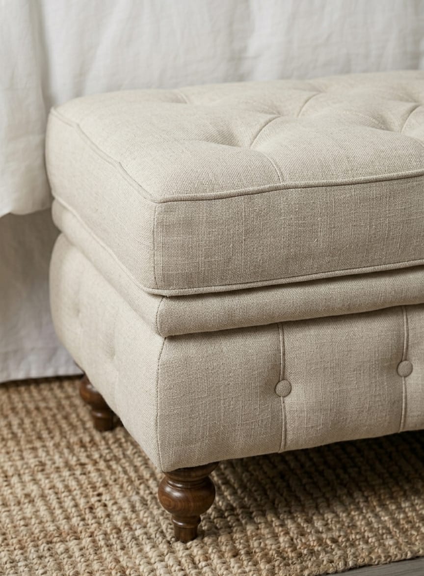 Elara Tufted Storage Bedroom Bench Seat