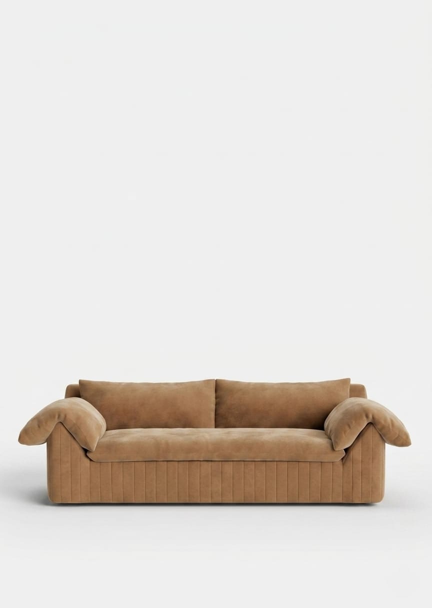 Verona Plush 3 Seater Sofa Set