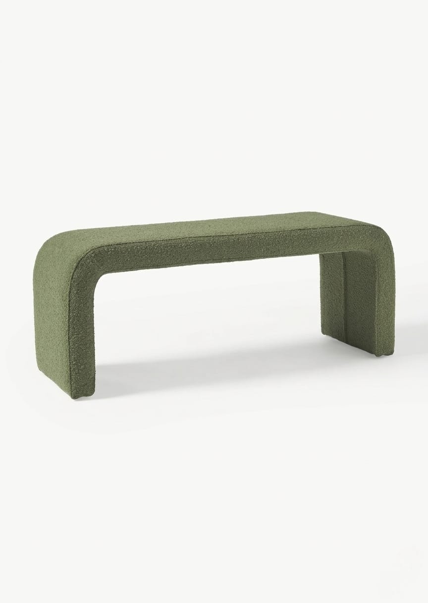 Verde Arc Ottoman Bench