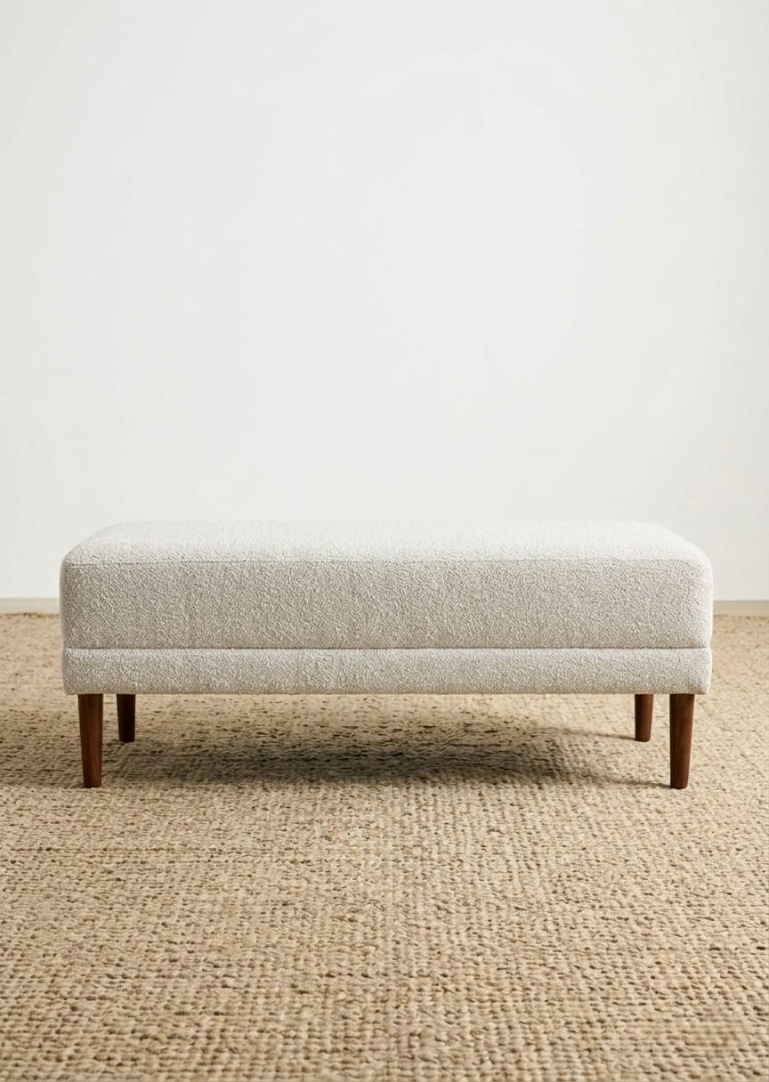 Nordelle Upholstered Ottoman Bed Bench