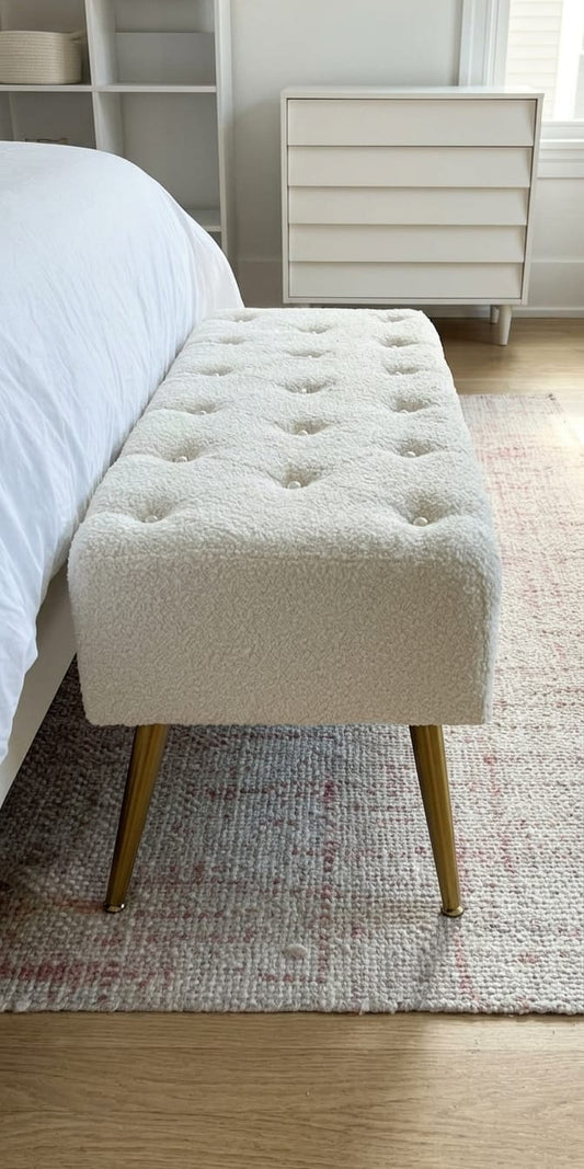 Auriel Tufted Ottoman Bedroom Bench