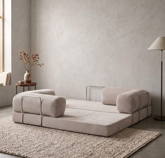Nova Convertible Three Seater Sofa Cum Bed