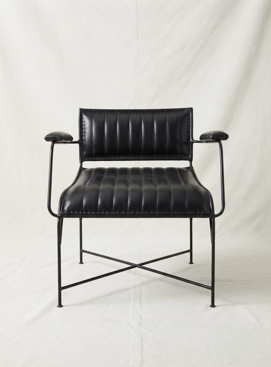 Hudson Leather Lounge Chair
