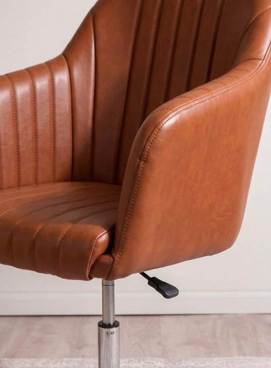 Monarch Leatherette Lounge Chair