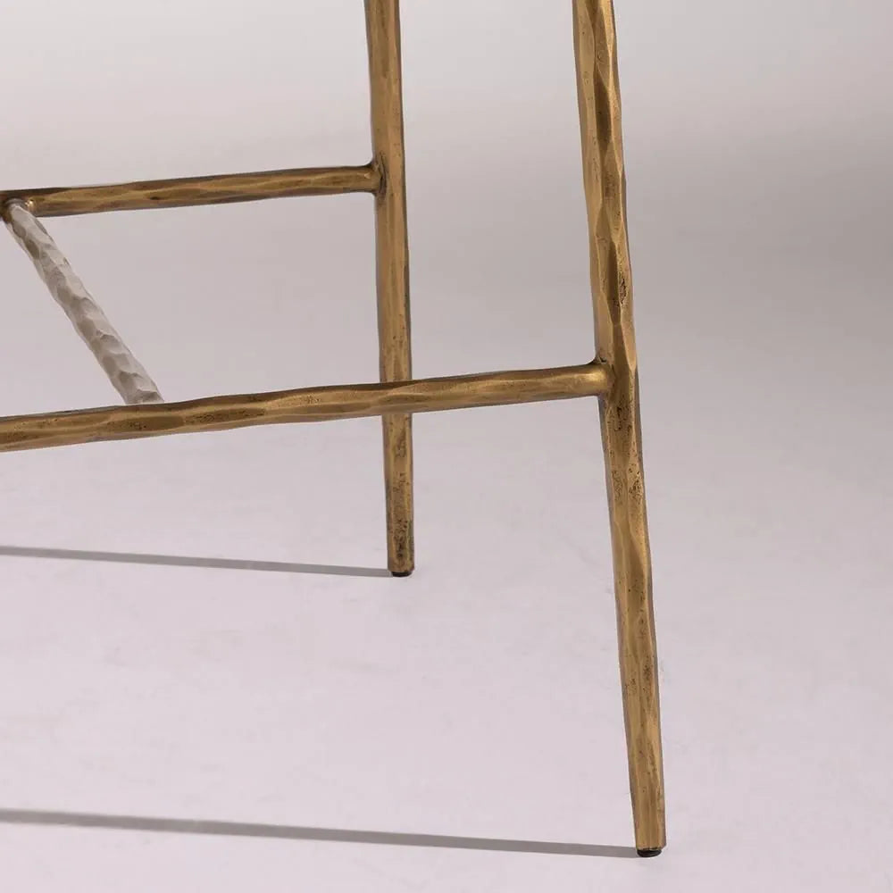Luxe Gold Frame Accent Dining Chair