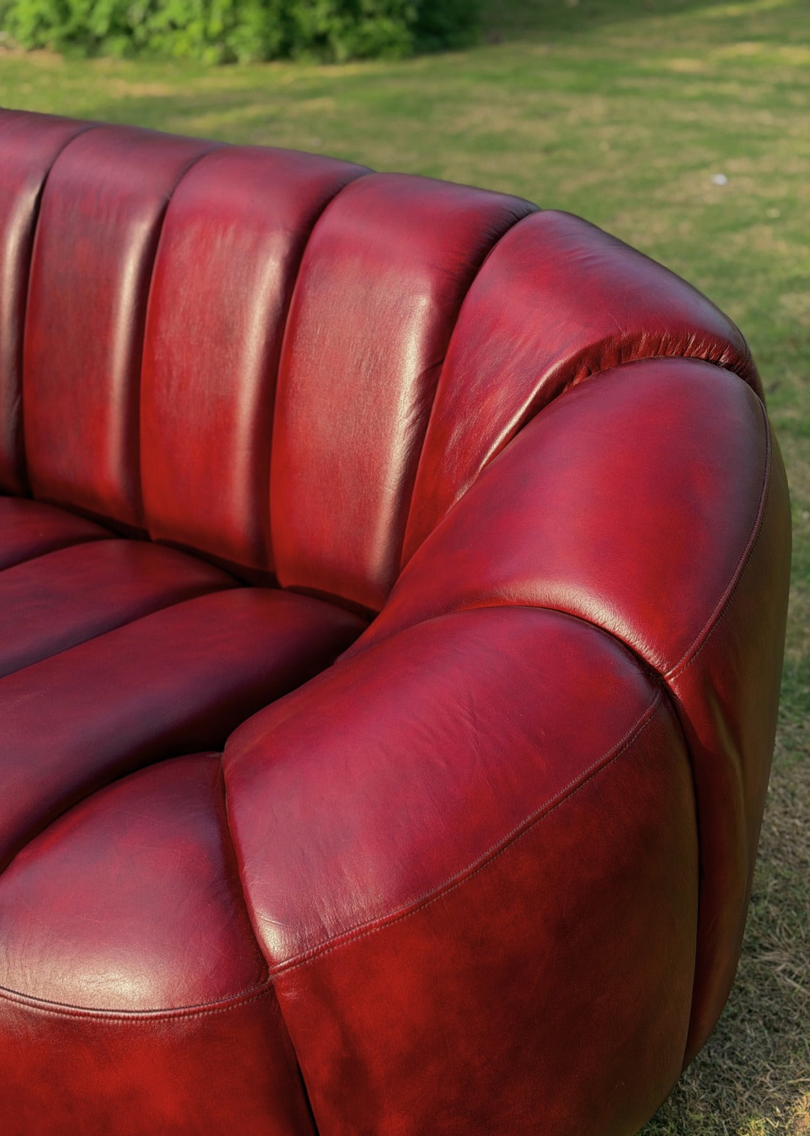 Rubino Couch Leather 3 Seater Sofa