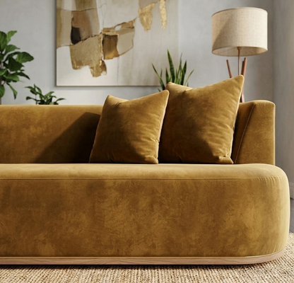 Amber Curve Luxe 3 Seater Sofa Set