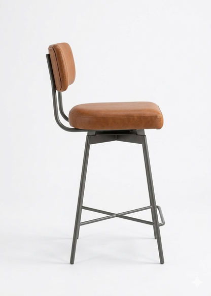 Modern Cushioned Bar Chair Stool