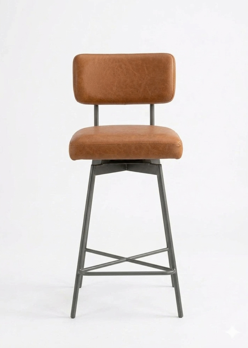Modern Cushioned Bar Chair Stool