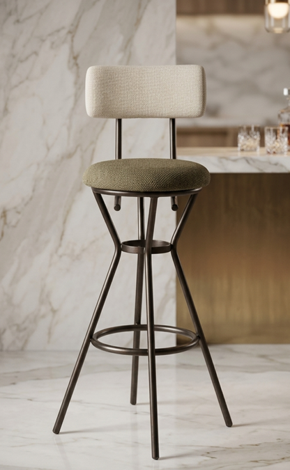 Classic Comfort Upholstered Bar Chair Stool