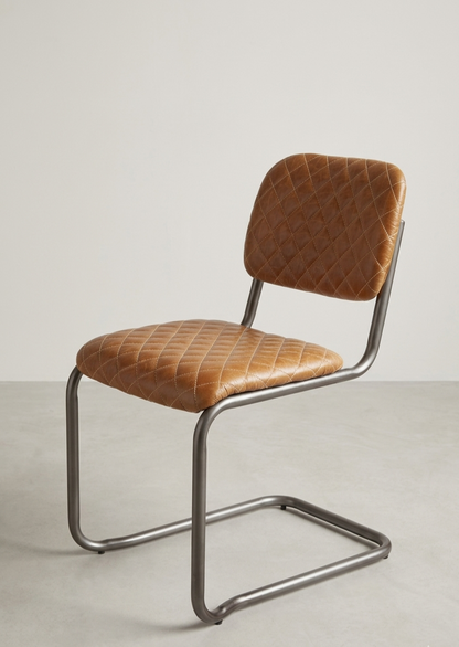 Forge Diamond Leather Dining Chair