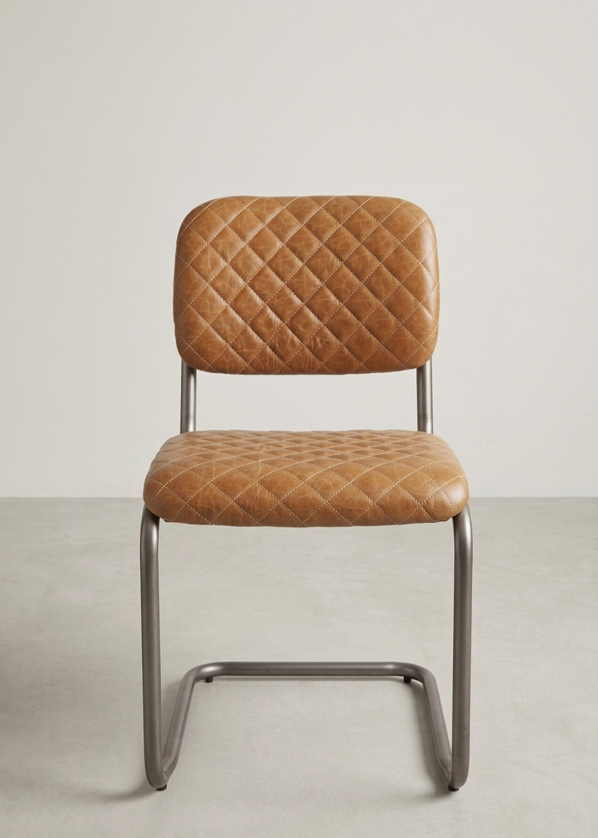 Forge Diamond Leather Dining Chair