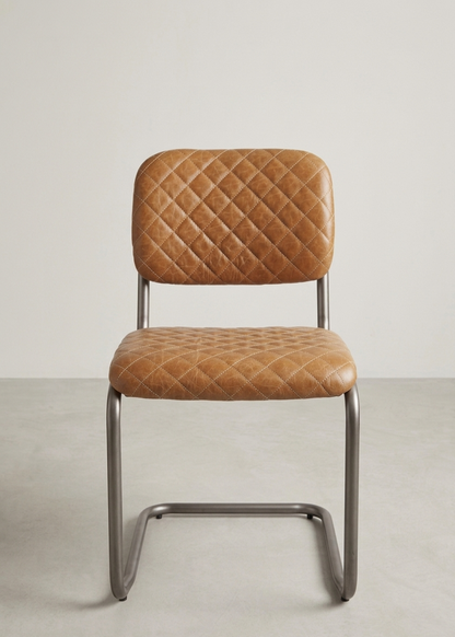 Forge Diamond Leather Dining Chair