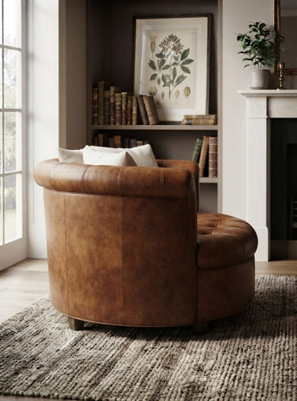 Crescent Chester Leather Armchair