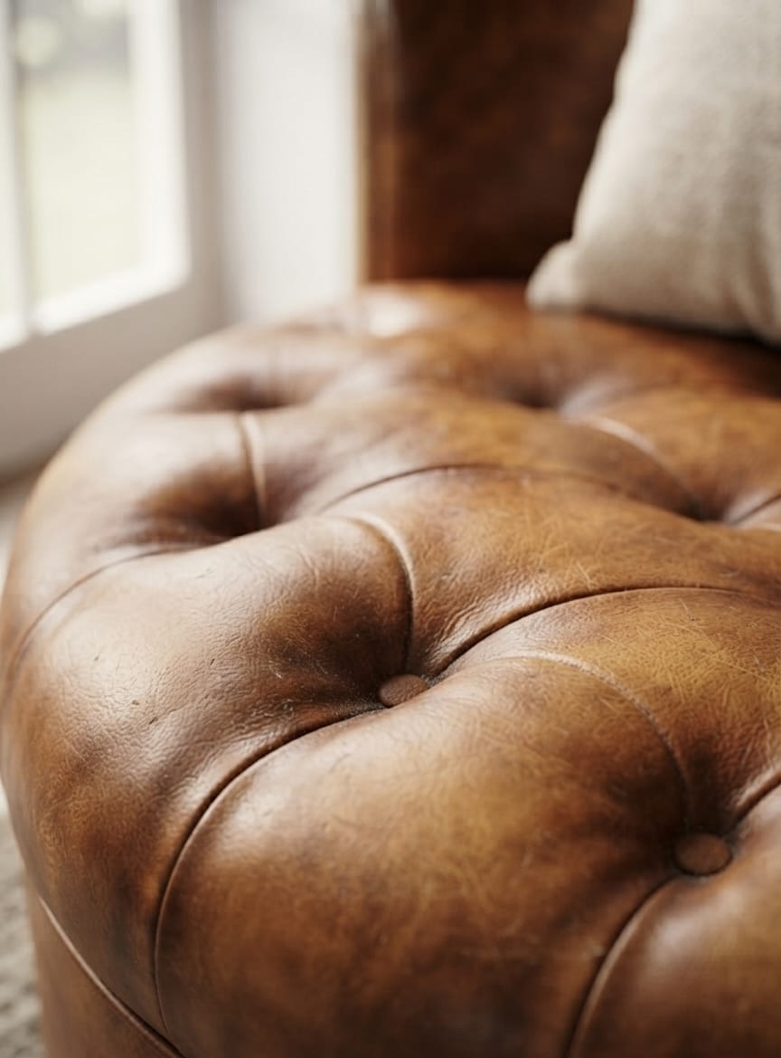 Crescent Chester Leather Armchair