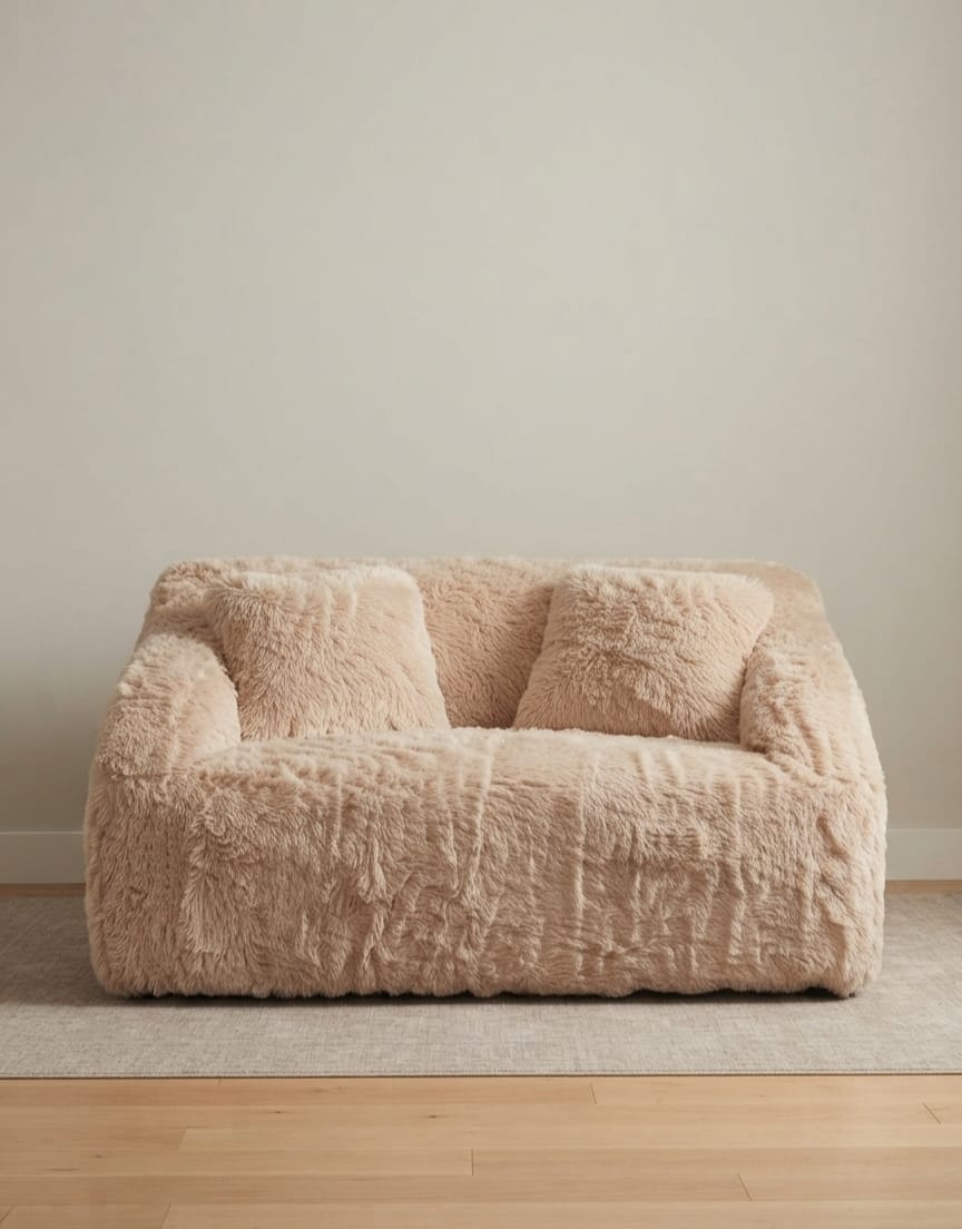 Cloud Nest Fur Two-Seater Sofa