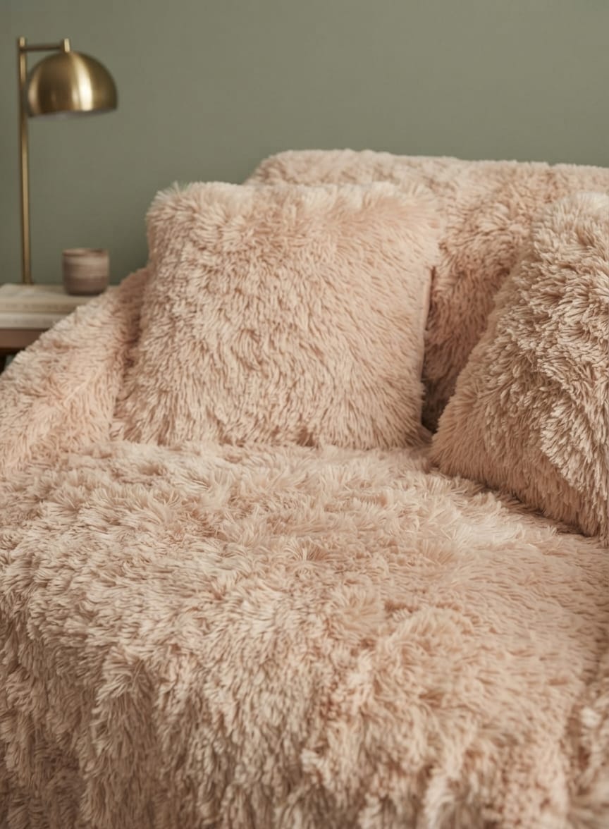 Cloud Nest Fur Two-Seater Sofa