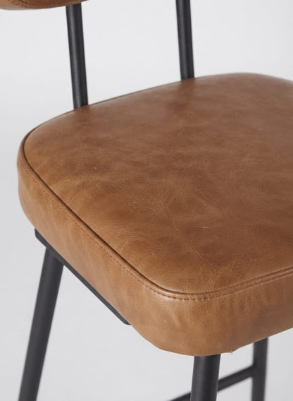 Loft Leather Bar Chair