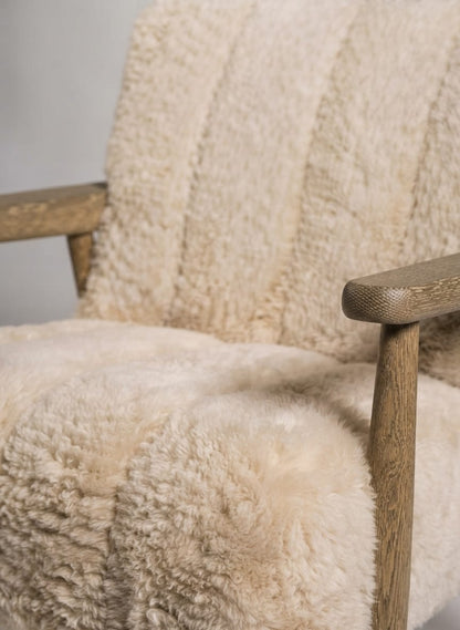 NordLux Mango Wood Luxury Single Sofa Chair