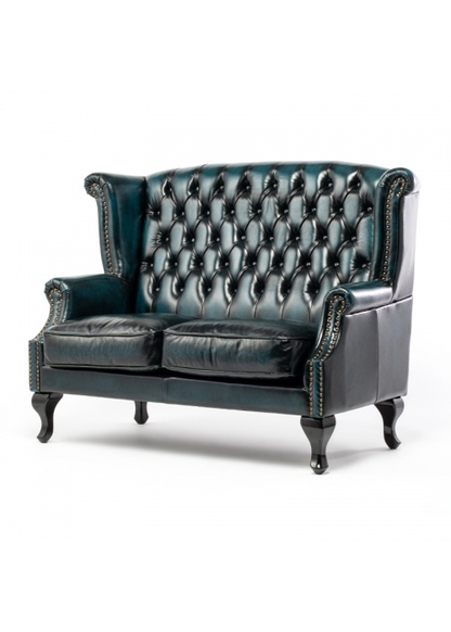 Regal Wingback Chesterfield 2 Seater Sofa Set