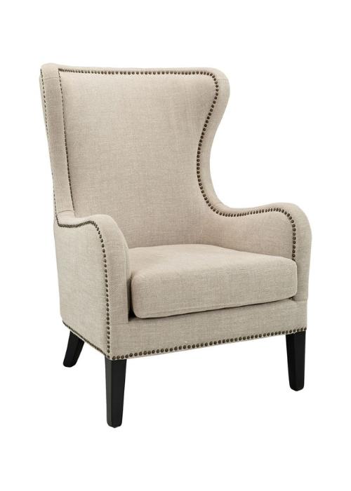 Aurora Beige Luxury Single Sofa Chair