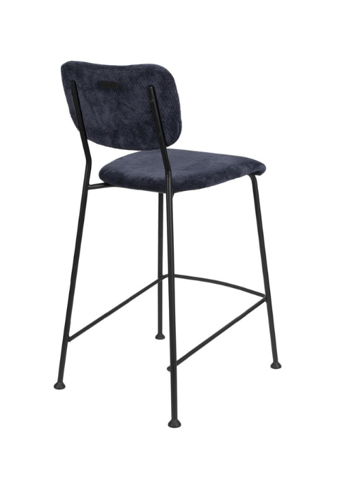 Midnight Comfort Upholstered Bar Chair Stool