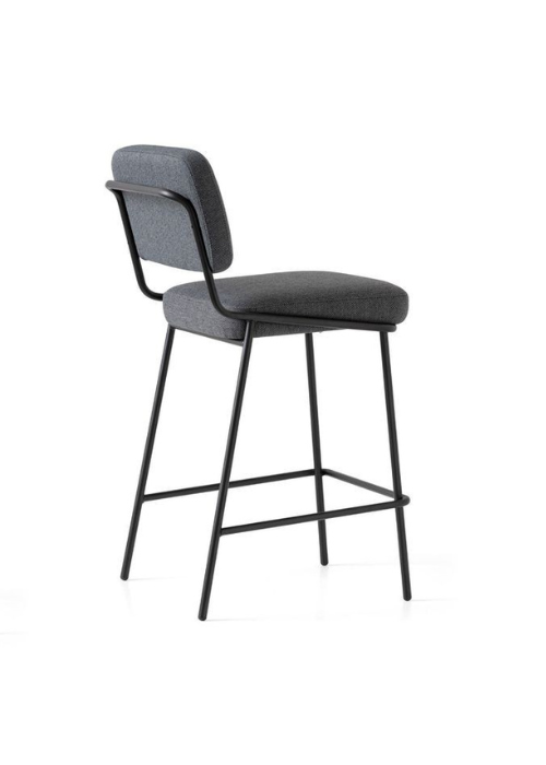 Minimal Comfort Upholstered Bar Chair Stool