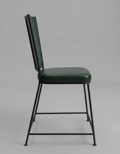 Designer Vertex Leather Dining Chair