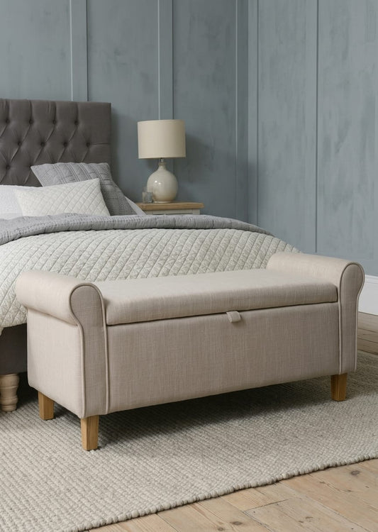 LuxeLift Storage Bedroom Bench
