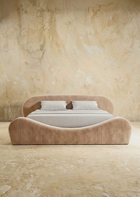 Veloura Curve Luxury Designer Bed