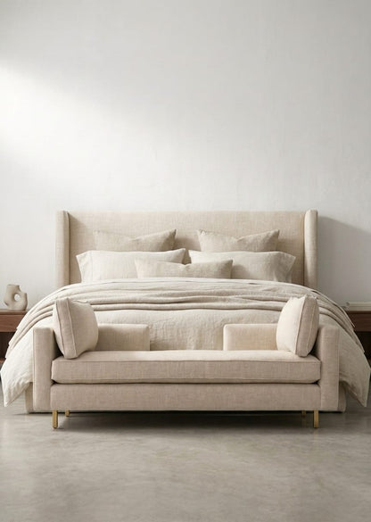 Veloura Luxe Ottoman Bedroom Bench