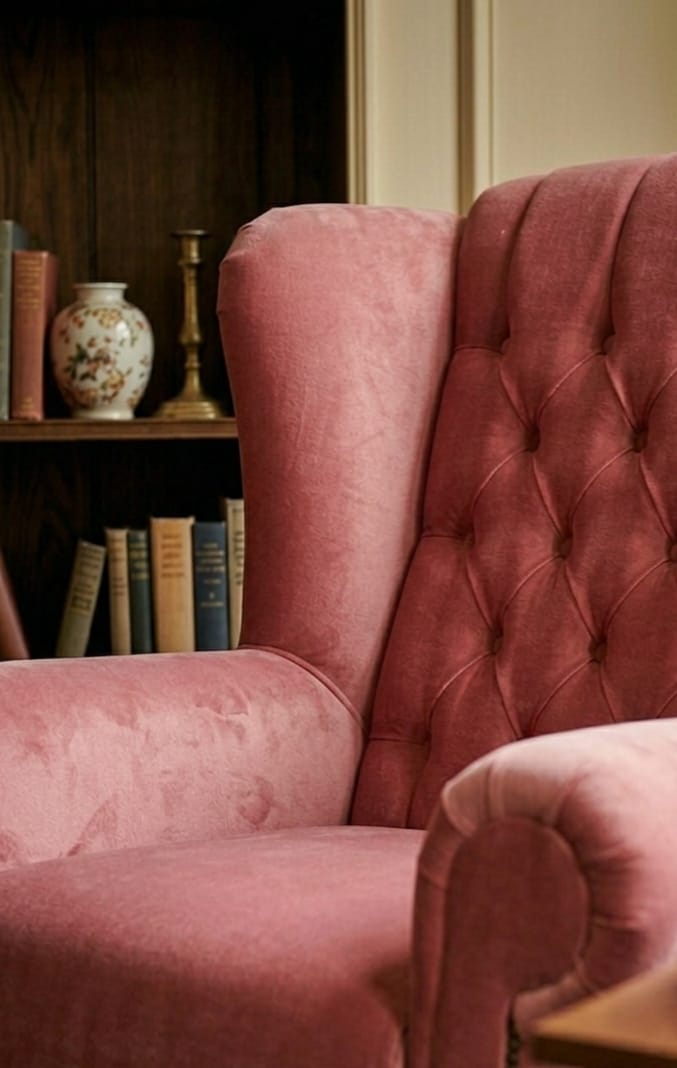 Rose Velvet Luxury Single Sofa Chair