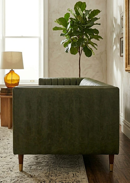 Olive Luxe Channel Hudson 3 Seater Sofa Set
