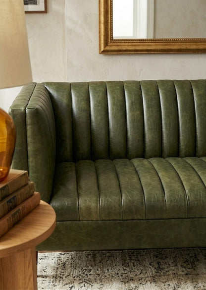 Olive Luxe Channel Hudson 3 Seater Sofa Set