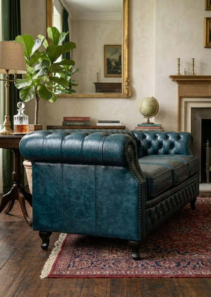 Emerald Chesterfield Luxury 3 Seater Sofa Set