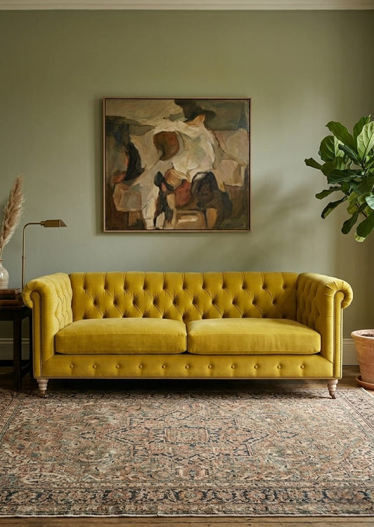 Royal Chesterfield 3 Seater Sofa Set