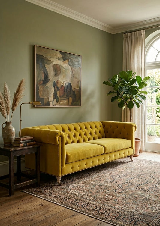 Royal Chesterfield 3 Seater Sofa Set
