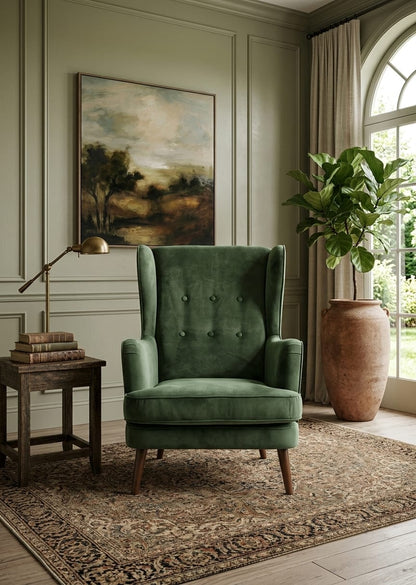Emerald Crest Luxury Single Sofa Chair