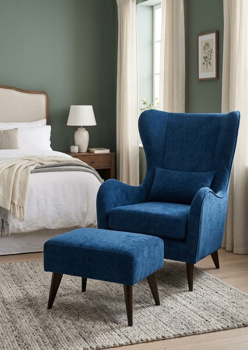 Royal Wingback Luxury Single Sofa Chair