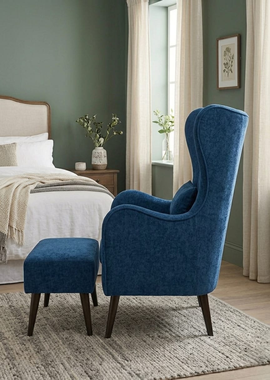 Royal Wingback Luxury Single Sofa Chair